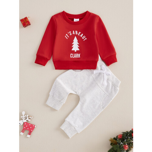 (12-18 Months, Red) Conjunto de Natal e Outono. 2