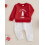 (12-18 Months, Red) Conjunto de Natal e Outono. 4