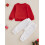(12-18 Months, Red) Conjunto de Natal e Outono. 5