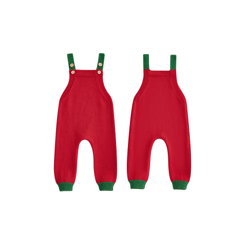 (6-9 Months, Red) Μωρουδιακή ολόσωμη φόρμα χαριτωμένα ρούχα. 1