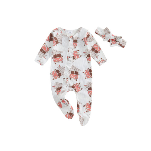 (3-6 Months, White) Χριστουγεννιάτικη στολή μωρών αξεσουάρ μαλλιών