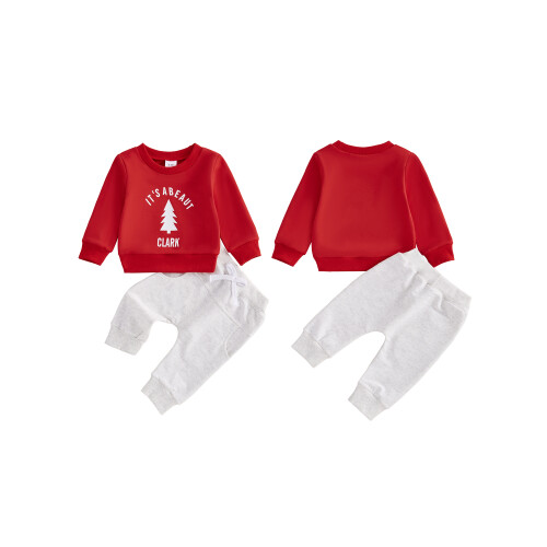 (12-18 Months, Red) Conjunto de Natal e Outono. 1
