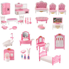 DESIGNICE 4-teiliges Schmuck-Accessoire-Set für Alltag und Puppenhaus – Funkelnder Luxus, Stil 1, kompatibel mit Miniatursets