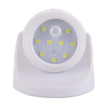 HIBIBUD Battery Motion Sensor Spotlight, Wireless LED Flood Light Indoor/Outdoor, Waterproof Security Uplight Compatible with AAA Batteries