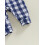 (0-3 Months, White) Casual jumpsuit met geruite romper. 8