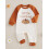 (6-12 Months, Apricot) Baba Hálaadás Napi Újszülött Ruha 4