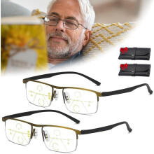 Solymall Intellireaders, tredje generation af progressive titanium-læsebriller med dobbelt anvendelse, både på afstand og nært hold
