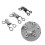 Ganci e occhielli per cucire gonne, 100 pezzi, neri 4