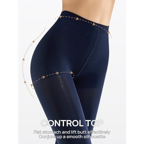 Damen-Strumpfhose, blickdicht, formend, 70 Denier, 2-6 Paar 1