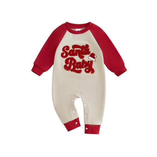 (12-18 Months, Apricot) Χριστουγεννιάτικη φόρμα νηπίων και αγόρια