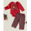 (6-12 Months, Red) Conjunto de ropa (2 piezas). 5