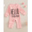 (Newborn, Pink) Φθινοπωρινή φόρμα για στρογγυλή λαιμόκοψη. 5