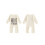 (0-3 Months, Beige) Φθινοπωρινή φόρμα για στρογγυλή λαιμόκοψη. 2
