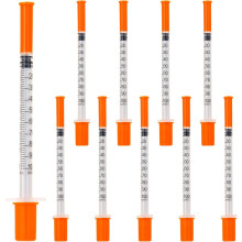 100 Pack 1ml Plastic Multiple Uses Measuring Tools, Individually Sealed Packaging 31g/8mm (100)