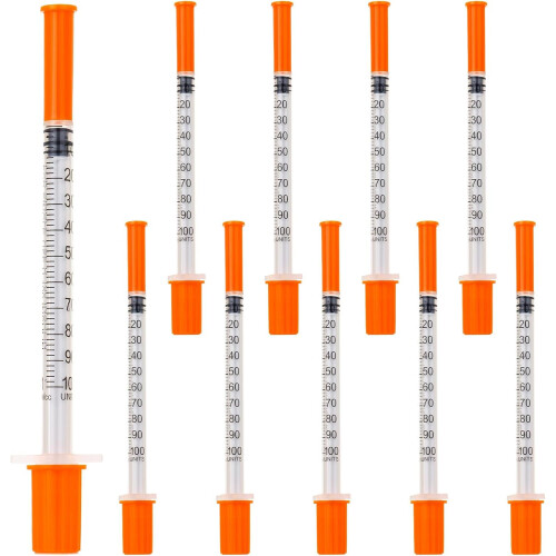 100 Pack 1ml Plastic Multiple Uses Measuring Tools, Individually Sealed Packaging 31g/8mm (100)