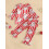 (4-5 Years, Red) Ensemble pyjama de à volants. 6