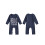 (0-3 Months, Navy Blue) Φθινοπωρινή φόρμα για στρογγυλή λαιμόκοψη. 2
