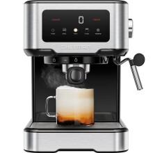 Chefman CraftBrew Espresso Machine, 15-Bar Pump, Digital Touchscreen, Steam Wand for Latte & Cappuccino, Compact Espresso Coffee Machine w/ 1.5L Remov