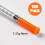 100 Pack 1ml Plastic Multiple Uses Measuring Tools, Individually Sealed Packaging 31g/8mm (100) 2