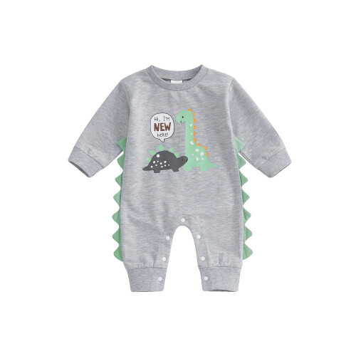 (0-3 Months, Gray) Ολόσωμη φόρμα για ρούχα Romper