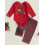 (6-12 Months, Red) Conjunto de ropa (2 piezas). 4