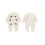 (6-9 Months, White) Baby Mädchen Jungen Bodysuits Jumpsuits 2