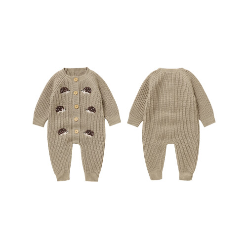 (3-6 Months, Khaki) Baby Mädchen Jungen Bodysuits Jumpsuits 1