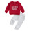 (6-12 Months, Red) Conjunto de roupa para recém-nascidos. 1