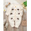 (6-9 Months, White) Baby Mädchen Jungen Bodysuits Jumpsuits 4