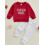 (2-3 Years, Red) Conjunto de roupa para recém-nascidos. 3
