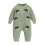(3-6 Months, Green) Baby Mädchen Jungen Bodysuits Jumpsuits 11