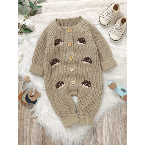 (3-6 Months, Khaki) Baby Mädchen Jungen Bodysuits Jumpsuits 2