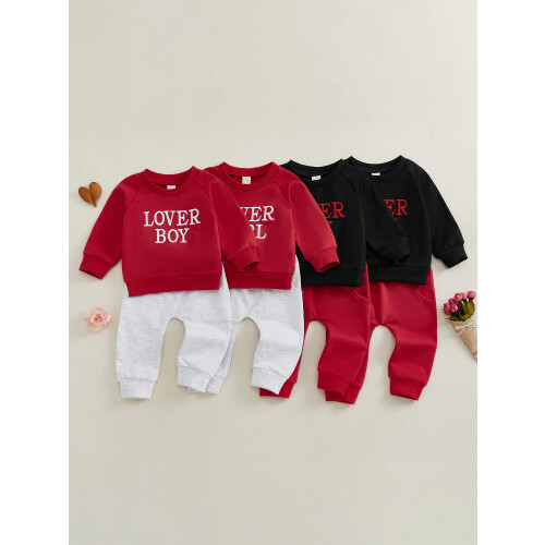 (6-12 Months, Red) Conjunto de roupa para recém-nascidos. 2