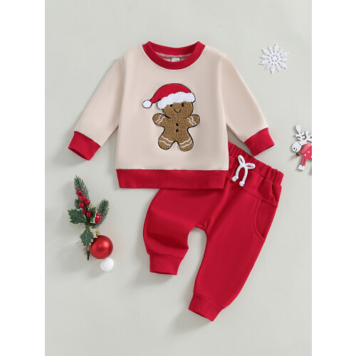 (3-6 Months, Khaki) Χριστουγεννιάτικες στολές νήπια, μανίκια, παντελόνια. 2