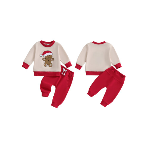 (3-6 Months, Khaki) Χριστουγεννιάτικες στολές νήπια, μανίκια, παντελόνια. 1