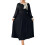 (XL, Black) Robe longue grande et voyages. 1