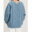 (L, Light Blue) Gilet cardigan décontracté en maille 8