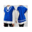 (One Size, Blue) Γυναικείο πλεκτό γιλέκο ριγέ τοπ 2
