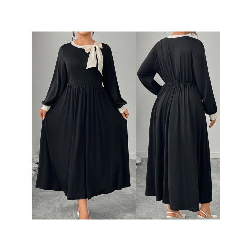 (XL, Black) Robe longue grande et voyages. 1