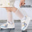 Disposable Rain Boots Waterproof Plastic with Drawstring 1 6