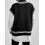 (One Size, Black) Γυναικείο πλεκτό γιλέκο ριγέ τοπ 8