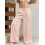 (S, Pink) Γυναικείο παντελόνι πιτζάμας, χαλαρή εφαρμογή 3