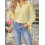 (L, Lemon Yellow) Chemises rayées pour à boutons 6