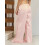 (L, Pink) Γυναικείο παντελόνι πιτζάμας, χαλαρή εφαρμογή 6