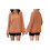 (M, Orange) Womens Knitted Tops Lantern Long Sleeve Half Turtleneck Loose Fitted Solid Color Pullover Sweater 2