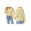 (L, Lemon Yellow) Chemises rayées pour à boutons 2