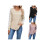 (XL, Pink) Damskie bluzki z codzienne koszule 2