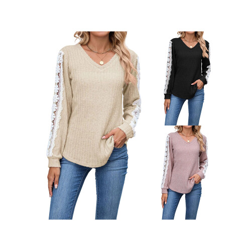 (XL, Pink) Damskie bluzki z codzienne koszule 1