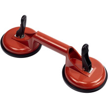 Suction Cups Lifter, Heavy Duty Aluminum Vacuum Handles Plate Sucker for Moving Glass/Floor Gap Fixer/Tile, Pad Lifting/Dent Puller
