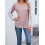 (XL, Pink) Damskie bluzki z codzienne koszule 4